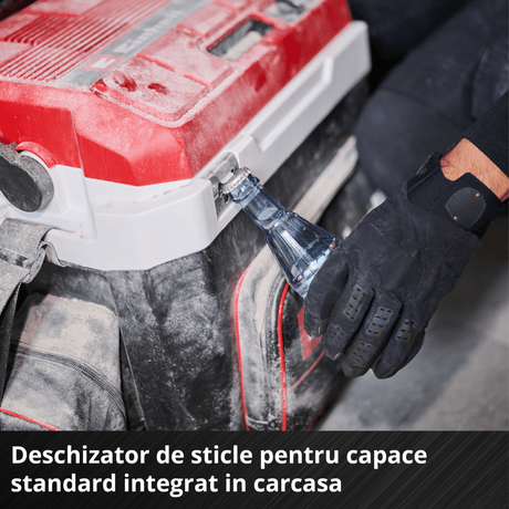 Racitor cu acumulator Einhell TE - COL 18/27 Li - Solo - indicator LED, 18 V, 12 V si 230 V, cablu auto 190 cm BricoMart - scule electrice si unelte profesionale - BricoMart