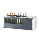Racitor de vin pentru blat, 2 zone, Arktic, negru, 220-240V/50W, 800x350x(H)293mm