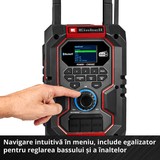 Radio fara fir Einhell TE - CR 18 Li DAB+/FM/BT - Solo - cablu 1.8 m, Softgrip, 10 W, USB BricoMart - scule electrice si unelte profesionale - BricoMart
