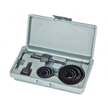 RAIDER 11Pcs/Set freza gaurire 19 - 64mm Este folosit pentru diferite tipuri de lemn, furniruri, rigips, Cutie de transport utila Raider - scule electrice si unelte profesionale - BricoMart