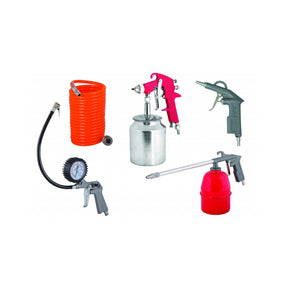 RAIDER Accesorii compresor set 5pcs RD - AT01 Destinat uzului profesional in birou, garaj sau acasa Raider - scule electrice si unelte profesionale - BricoMart