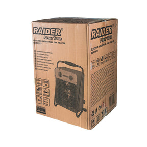 RAIDER Aeroterma electrica 5kW 230V cu stand RD - EFH17 Cu 5 kW putere, RD - EFH17 poate încălzi rapid suprafețe mai mari. Termostatul integrat menține automat temperatura dorită Raider - scule electrice si unelte profesionale - BricoMart