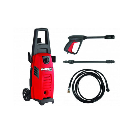 RAIDER Aparat de spalat cu presiune 1400W 10MPa 5.5L/min RD - HPC01 Se transporta usor pe roti Design compact Maner confortabil Raider - scule electrice si unelte profesionale - BricoMart