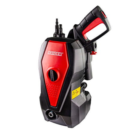 RAIDER Aparat de spalat cu presiune 1400W 10MPa 5L/min RD - HPC09 Cu puterea sa de 1400 W, își găsește aplicație in sarcinile de curățare de zi cu zi. Confortabil si usor de transportat Raider - scule electrice si unelte profesionale - BricoMart