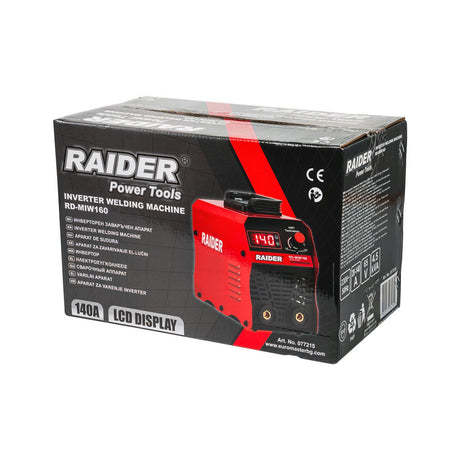 RAIDER Aparat de sudura inverter 140A Display RD - MIW160 Raider - scule electrice si unelte profesionale - BricoMart