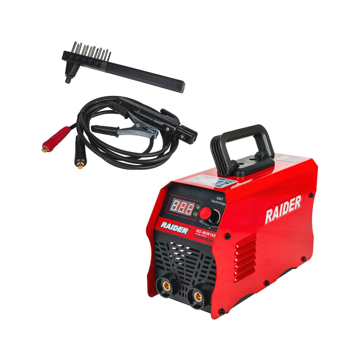 RAIDER Aparat de sudura inverter 140A Display RD - MIW160 Raider - scule electrice si unelte profesionale - BricoMart