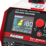 RAIDER Aparat de sudura inverter 180A LCD RD - LMIW220 RD - LMIW220 este ideal pentru sarcini ușoare și medii de sudură acasă, în atelier sau pe șantier Cu o capacitate de sudur Raider - scule electrice si unelte profesionale - BricoMart