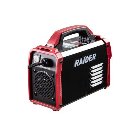 RAIDER Aparat de sudura tip inverter 180A RDP - IW34 Este destinat sudării manuale cu electrod de tungsten Echipat cu ventilator, display LCD, potențiometru pentru reglare D Raider - scule electrice si unelte profesionale - BricoMart