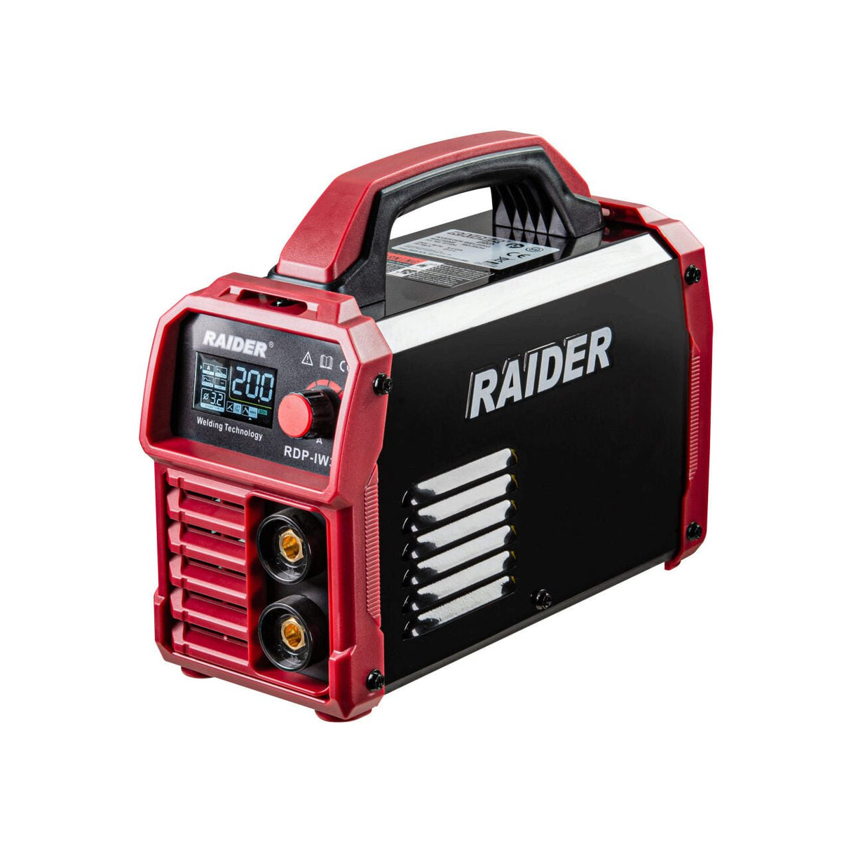 RAIDER Aparat de sudura tip inverter 180A RDP - IW34 Este destinat sudării manuale cu electrod de tungsten Echipat cu ventilator, display LCD, potențiometru pentru reglare D Raider - scule electrice si unelte profesionale - BricoMart