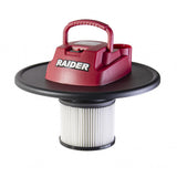 RAIDER Aspirator cenusa 1200W 30L RD - WC03 Large Conteiner metalic Filtru HEPA Motor puternic Construit pe roti Raider - scule electrice si unelte profesionale - BricoMart