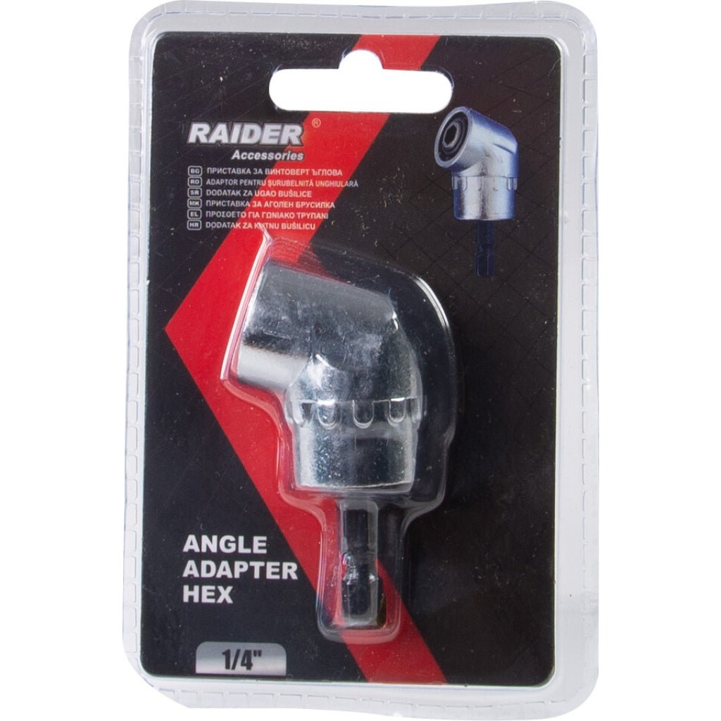 RAIDER Atasament surubelnita electrica»unghiular HEX 1/4" Raider - scule electrice si unelte profesionale - BricoMart