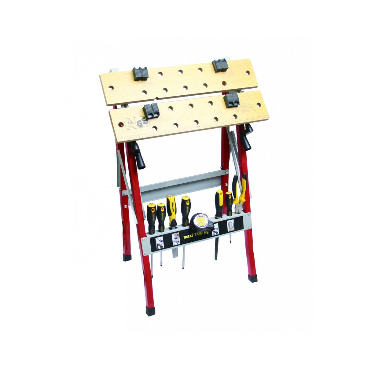 RAIDER Banc de lucru 62x47cm H 76cm Raider Constructie pliabila Picioare cauciucate pentru stabilitate imbunatatita Raider - scule electrice si unelte profesionale - BricoMart