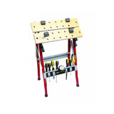 RAIDER Banc de lucru 62x47cm H 76cm Raider Constructie pliabila Picioare cauciucate pentru stabilitate imbunatatita Raider - scule electrice si unelte profesionale - BricoMart