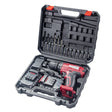 RAIDER Bormasina cu acumulator Li - ion 12V 2x1.5Ah 24Nm RD - CDL34 Mandrina fără cheie proiectată pentru burghie cu diametru de la 0,8 mm la 10 mm 18 + 1 trepte Schimbare rapidă și ușoară Raider - scule electrice si unelte profesionale - BricoMart