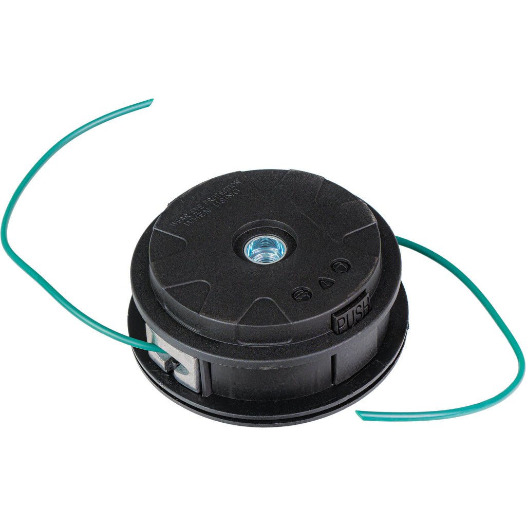RAIDER Cap de motocoasa cu incarcare usoara M10x1.25LH PA RD Capat de banda din plastic, cu bucla. Design ergonomic si confortabil. Prevazut cu clips pentru prindere la curea. Raider - scule electrice si unelte profesionale - BricoMart
