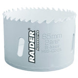 RAIDER Carota bi-metal HSS 8%Co pentru metal si inox ø 35mm RD Fabricat din otel rapid with Cobalt content up to 8% Potrivit pentru gaurirea diferitelor tipuri de metale si Inox Diame Raider - scule electrice si unelte profesionale - BricoMart