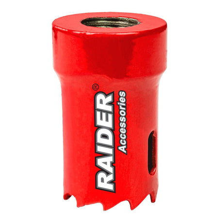 RAIDER Carota bi - metal pentru lemn si metal ø 25mm RD Precizie inalta la taierea gaurilor perfect rotunde Potrivit pentru gaurit lemn si metale neferoase Fabricat din otel ra Raider - scule electrice si unelte profesionale - BricoMart
