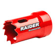 RAIDER Carota bi - metal pentru lemn si metal ø 25mm RD Precizie inalta la taierea gaurilor perfect rotunde Potrivit pentru gaurit lemn si metale neferoase Fabricat din otel ra Raider - scule electrice si unelte profesionale - BricoMart