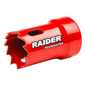 RAIDER Carota bi - metal pentru lemn si metal ø 25mm RD Precizie inalta la taierea gaurilor perfect rotunde Potrivit pentru gaurit lemn si metale neferoase Fabricat din otel ra Raider - scule electrice si unelte profesionale - BricoMart