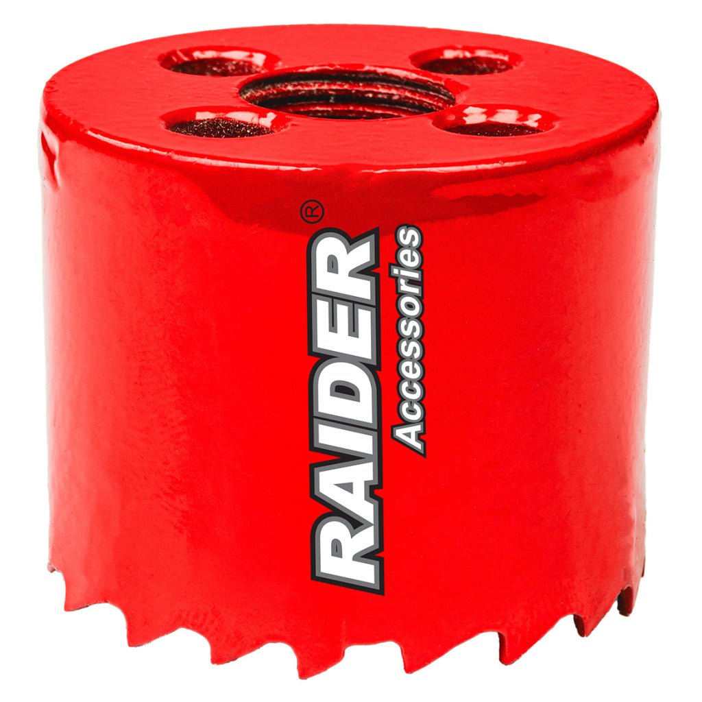 RAIDER Carota bi - metal pentru lemn si metal ø 40mm RD Precizie inalta la taierea gaurilor perfect rotunde Potrivit pentru gaurit lemn si metale neferoase Fabricat din otel ra Raider - scule electrice si unelte profesionale - BricoMart