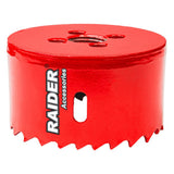 RAIDER Carota bi - metal pentru lemn si metal ø 57mm RD Precizie inalta la taierea gaurilor perfect rotunde Potrivit pentru gaurit lemn si metale neferoase Fabricat din otel ra Raider - scule electrice si unelte profesionale - BricoMart