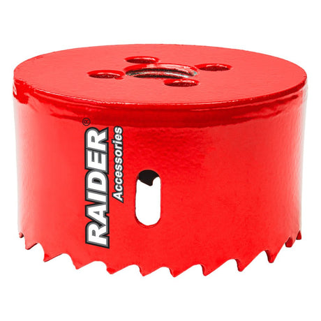 RAIDER Carota bi - metal pentru lemn si metal ø 57mm RD Precizie inalta la taierea gaurilor perfect rotunde Potrivit pentru gaurit lemn si metale neferoase Fabricat din otel ra Raider - scule electrice si unelte profesionale - BricoMart