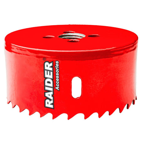 RAIDER Carota bi - metal pentru lemn si metal ø 76mm RD Precizie inalta la taierea gaurilor perfect rotunde Potrivit pentru gaurit lemn si metale neferoase Fabricat din otel ra Raider - scule electrice si unelte profesionale - BricoMart