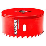 RAIDER Carota bi - metal pentru lemn si metal ø 83mm RD Precizie inalta la taierea gaurilor perfect rotunde Potrivit pentru gaurit lemn si metale neferoase Fabricat din otel ra Raider - scule electrice si unelte profesionale - BricoMart