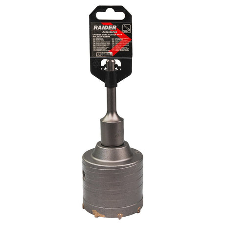 RAIDER Carota gaurire beton cu tija si burghiu 68mm SDS - plus Precizie și Control: Datorită ghidajului și construcției fiabile, carota pentru beton garantează stabilitate și precizie Raider - scule electrice si unelte profesionale - BricoMart