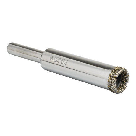 RAIDER Carota pentru placi ceramice, dimantata Ø12mm RD Margini de taiere diamantate Taieturi laterale pentru racire suplimentara Potrivit pentru gaurire in placi ceramice Diam Raider - scule electrice si unelte profesionale - BricoMart
