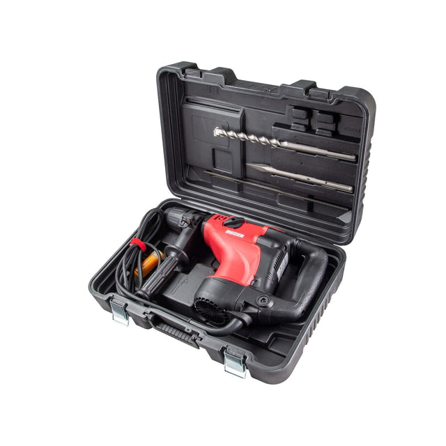RAIDER Ciocan rotopercutor 1100W 40mm SDS - max10J vit. var. RDP - HD59 Comutator de functii Prindere SDS - Max Sistem anti - vibrații Viteza reglabila Maner auxiliar Raider - scule electrice si unelte profesionale - BricoMart