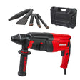 RAIDER Ciocan rotopercutor 800W 26mm 2.8J 4 funct. valiza RD - HD62 Energie de impact: 2.8 J – oferă puterea necesară pentru a găuri cu ușurință în beton Sistem SDS - plus – permite schimbar Raider - scule electrice si unelte profesionale - BricoMart