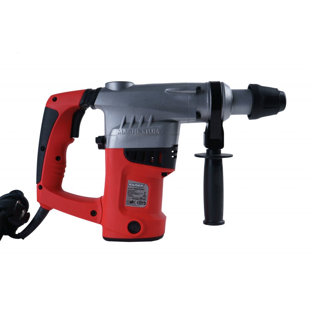 RAIDER Ciocan rotopercutor 850W 26mm SDS+ RD - HD04 Comutator de functii Prindere SDS+ Viteza reglabila Sistem anti - vibrații Maner auxiliar Limitator de adancime Raider - scule electrice si unelte profesionale - BricoMart