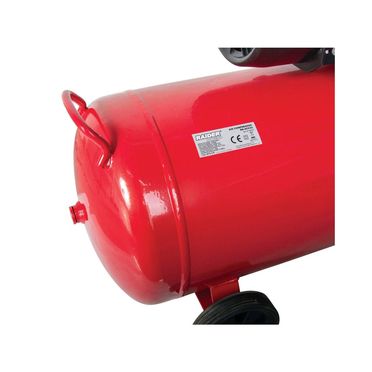 RAIDER Compresor 3НР / 100l RD - AC03 Maner pentru transport usor Regulator de presiune Rezervor mare of 100 litri Raider - scule electrice si unelte profesionale - BricoMart