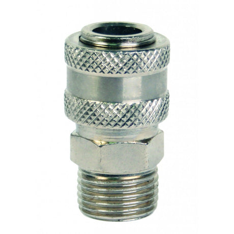 RAIDER Conector rapid 1/2"M Conectare usoara si rapida a sculelor si furtunelor Protejat anticoroziune Raider - scule electrice si unelte profesionale - BricoMart