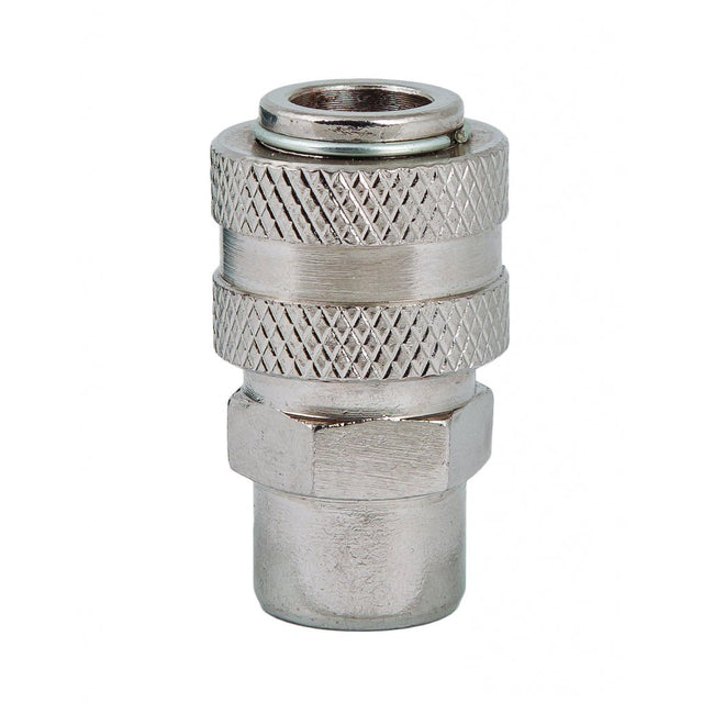 RAIDER Conector rapid 1/4"F QC02 Conectare usoara si rapida a sculelor si furtunelor Protejat anticoroziune Raider - scule electrice si unelte profesionale - BricoMart