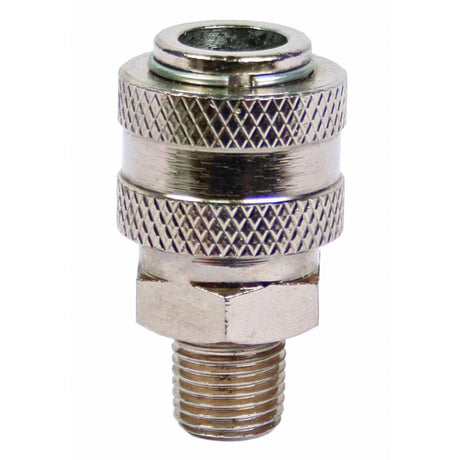 RAIDER Conector rapid 1/4"M QC04 Conectare usoara si rapida a sculelor si furtunelor Protejat anticoroziune Raider - scule electrice si unelte profesionale - BricoMart