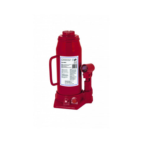 RAIDER Cric hidraulic 2t RD - HB02 Pentru operatiuni de ridicare pe verticala Stabilitate inalta Dimensiuni compacte Raider - scule electrice si unelte profesionale - BricoMart