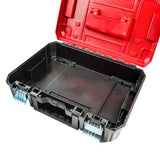 RAIDER Cutie plastic 365x285x115mm RDP Ușor de transportat datorită designului ergonomic și celor două mânere solide Mecanism de închidere fiabil, cu două clem Raider - scule electrice si unelte profesionale - BricoMart