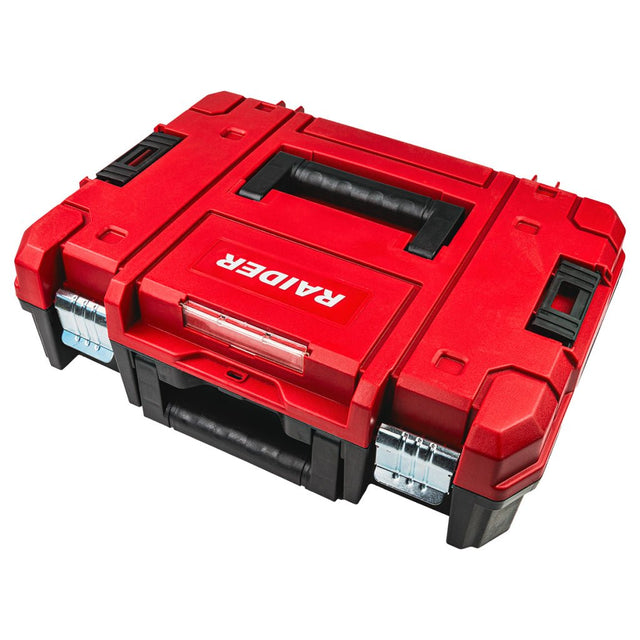 RAIDER Cutie plastic 365x285x115mm RDP Ușor de transportat datorită designului ergonomic și celor două mânere solide Mecanism de închidere fiabil, cu două clem Raider - scule electrice si unelte profesionale - BricoMart