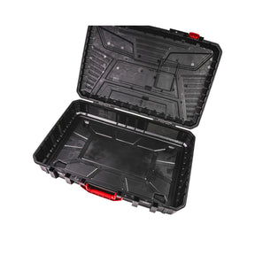 RAIDER Cutie plastic 55x38x12cm RDP Cutie RDP compactă și rezistentă, cu mâner ergonomic și dimensiuni de 550x380x120 mm, fabricată din plastic Cutia este p Raider - scule electrice si unelte profesionale - BricoMart