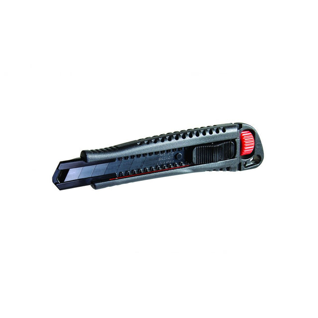 RAIDER Cutter 18 mm- corp metalic RDI Lama este triplu ascutita cu laser Constructie din aliaj de zinc Rezistenta de 5 x mai mare Raider - scule electrice si unelte profesionale - BricoMart