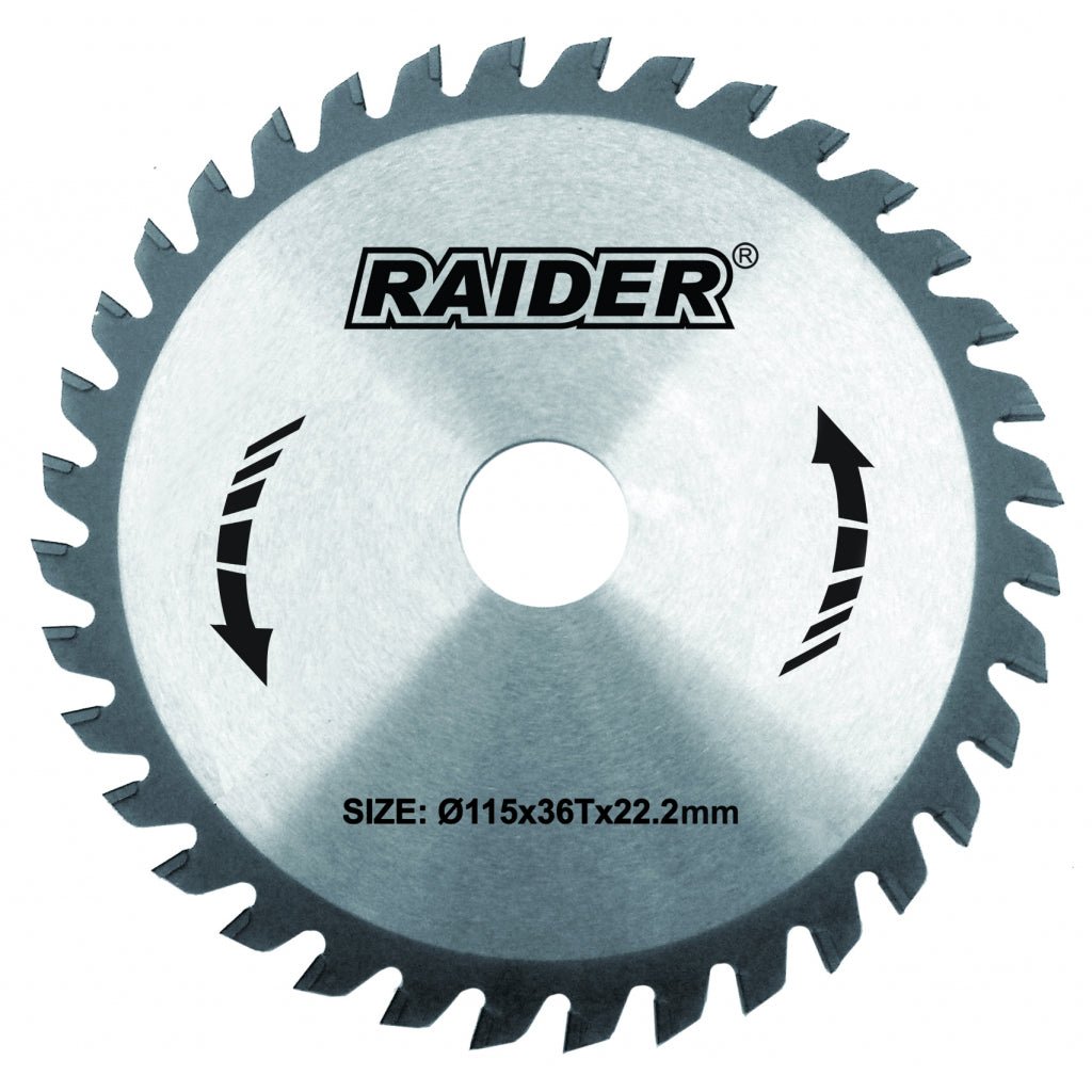 RAIDER Disc circular pentru lemn 180х24Тх20.0mm RD - SB01 Potrivit pentru taierea lemnului Pastile din carburi Raider - scule electrice si unelte profesionale - BricoMart
