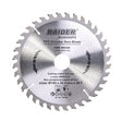 RAIDER Disc circular pentru lemn 190х36Тх30mm Potrivit pentru taierea lemnului Pastile din carburi Raider - scule electrice si unelte profesionale - BricoMart
