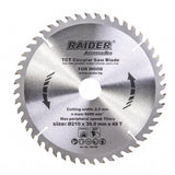 RAIDER Disc circular pentru lemn 210х48Тх30mm Potrivit pentru taierea lemnului Pastile din carburi Raider - scule electrice si unelte profesionale - BricoMart