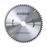 RAIDER Disc circular pentru lemn 250x60Tx30mm Potrivit pentru taierea lemnului Pastile din carburi Raider - scule electrice si unelte profesionale - BricoMart