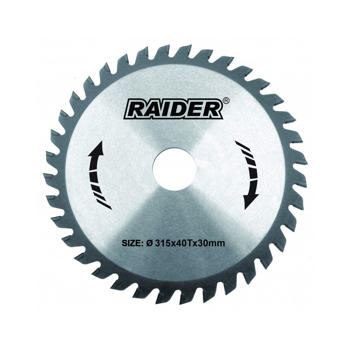 RAIDER Disc circular pentru lemn 315х40Тх30.0mm RD - SB26 Potrivit pentru taierea lemnului Pastile din carburi Raider - scule electrice si unelte profesionale - BricoMart