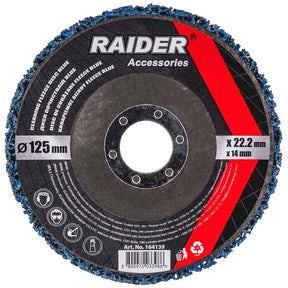 RAIDER Disc curatare vopsea Blue 125x22.2x14mm RD Cu un diametru de 125 mm.discul este potrivit pentru majoritatea polizoarelor unghiulare Grosimea discului de 14 mm: suf Raider - scule electrice si unelte profesionale - BricoMart