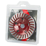 RAIDER Disc de slefuit diamantat 125х6х22.Turbo 20 mm RDP Potrivit pentru șlefuirea uscată sau umedă a betonului, granitului, pietrei, marmurei, plăcilor, zidăriei sau pentru net Raider - scule electrice si unelte profesionale - BricoMart