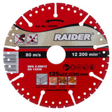 RAIDER Disc diamant. RD - DD24 Recomandat pentru tăierea șapei de beton, bordurilor, cărămizilor de clincher, betonului celular, cărămizilor de silicat Raider - scule electrice si unelte profesionale - BricoMart